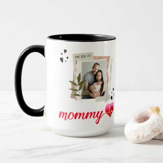 Moederdag mok, cadeaus voor moeder op haar verjaar mok (Met donut)