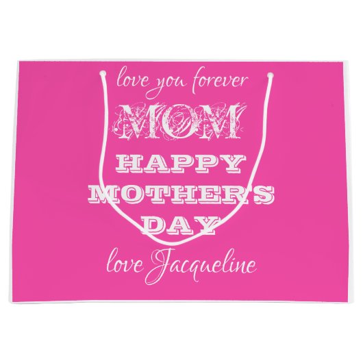 Moederdag MOM Modern gepersonaliseerd grafisch app Groot Cadeauzakje