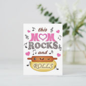 Moederdag / Mom Rock & Bake Briefkaart (Staand voorkant)