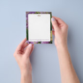 Moederdag Monogram Schriftuur Briefpapier Flyer (Hand)