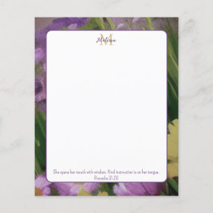 Moederdag Monogram Schriftuur Briefpapier Flyer