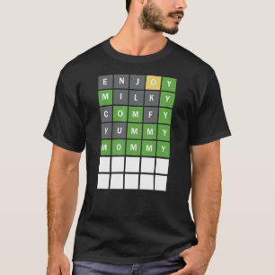 Moederdag Nieuwe Moeder Woord Gissen Spel Peuter 1 T-shirt
