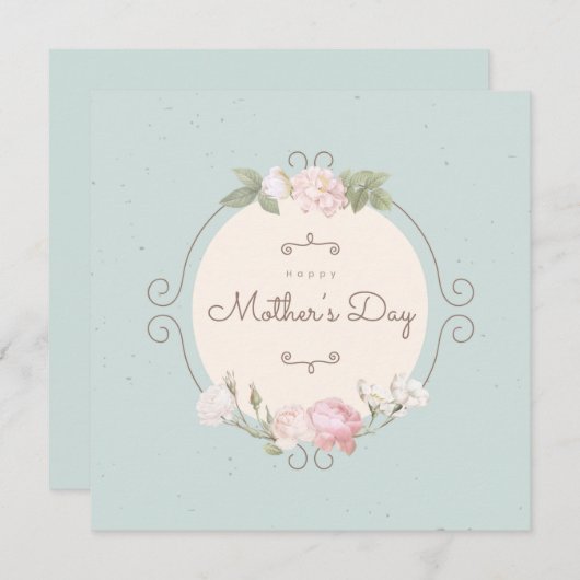 Moederdag Note Kaart (Voorkant / Achterkant)