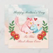 Moederdag Note Kaart (Voorkant / Achterkant)