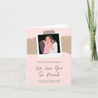 Moederdag Notitiekaartje