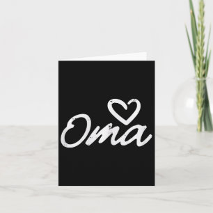 Moederdag Oma Hart Schattigee Liefde Oma Nana Mimi Kaart