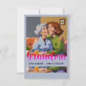 Moederdag Oma's bedankje Bedankkaart (Voorkant)