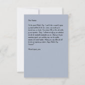 Moederdag Oma's bedankje Bedankkaart (Achterkant)