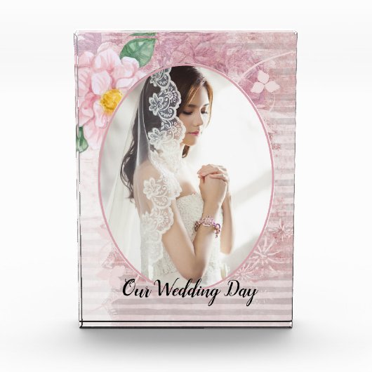 Moederdag Onderdruk  roze fotohuwelijk Fotoblokken (Voorkant)