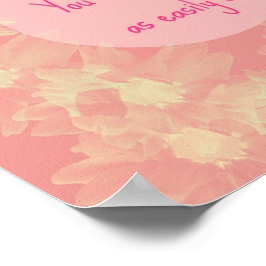 Moederdag Originele poëzie afdrukken Poster (Hoek)