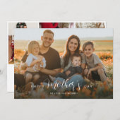 Moederdag Overlay Script Foto Collage Kaart (Voorkant / Achterkant)