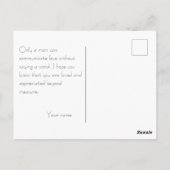 Moederdag patroon waterverf groen paars briefkaart (Achterkant)