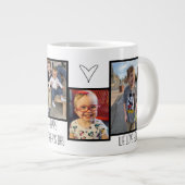 moederdag persoonlijke koffie-Mok Extra Grote Beker (Voorkant rechts)