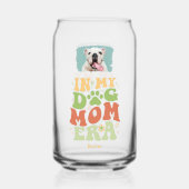 Moederdag Pet Moeder Schattige Puppy Foto Blikvorm Glas (Achterkant)