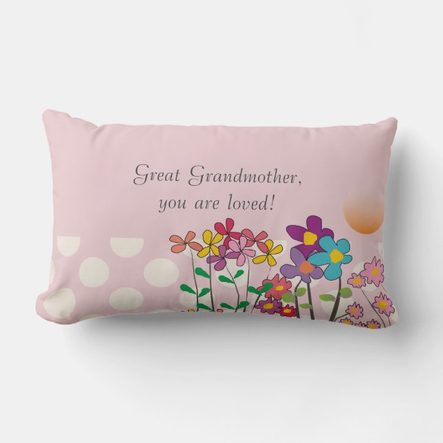 moederdag Pillow voor grootmoeder Kussen (Voorkant)