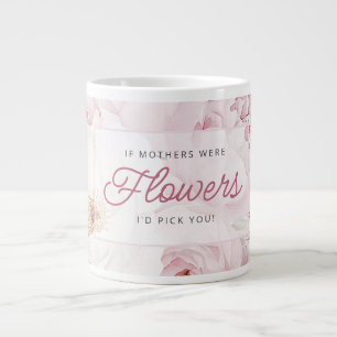 Moederdag Pioen Bloemen Ik Kies Jou Extra Grote Beker