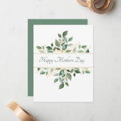 Moederdag plat kaartje (Voorkant / Achterkant in situ)