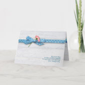 moederdag polka dot ribbon kaart (Voorkant)