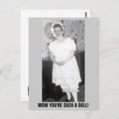 MOEDERDAG-POP BRIEFKAART (Voorkant / Achterkant)