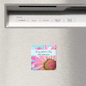 Moederdag prachtige roze ventilatorfoto magneet (Insitu (Vaatwasser))