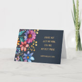 Moederdag Pret Whimsical Bloem Ontwerp Kaart (Voorkant)