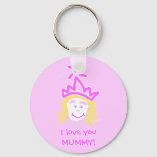 Moederdag Princess keyring Sleutelhanger
