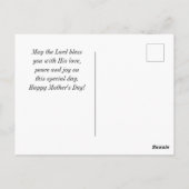 Moederdag Proverbs 31 Bijbel - Roze - Floral Briefkaart (Achterkant)