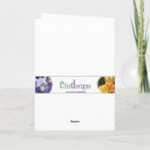 Moederdag Retro Kaart (Achterkant)