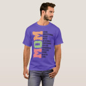 Moederdag retro t-shirt (Voorkant volledig)