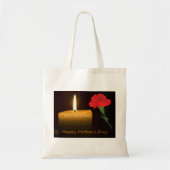 Moederdag Rode Roos Tote Bag (Voorkant)