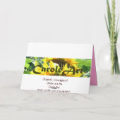 Moederdag Roos hart Kaart (Achterkant)