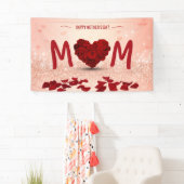 moederdag Roos Heart Bouquet - Banner (Insitu)