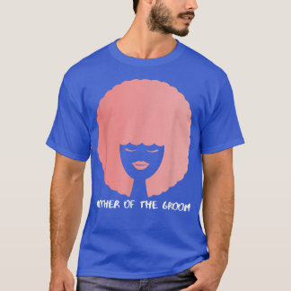 Moederdag Roze AfroMoeder van de bruin  T-shirt