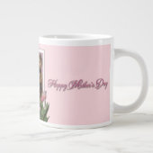 moederdag - Roze Tulpen - Bulldog Jumbo Mok (Rechts)