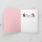 Moederdag - Roze Tulpen - Sint-bernard - Mae Kaart (Binnen)