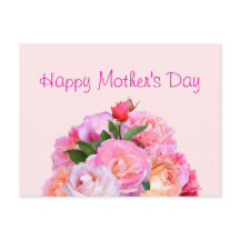 Moederdag Rozen Briefkaart