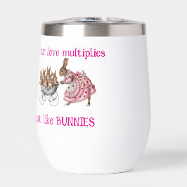 Moederdag schattig konijn en konijnen in kinderwag