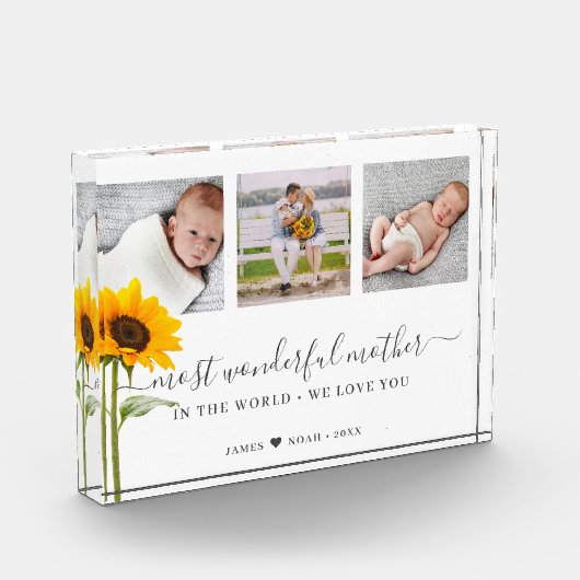 Moederdag Script meest fantastische moeder Fotoblokken (Links)