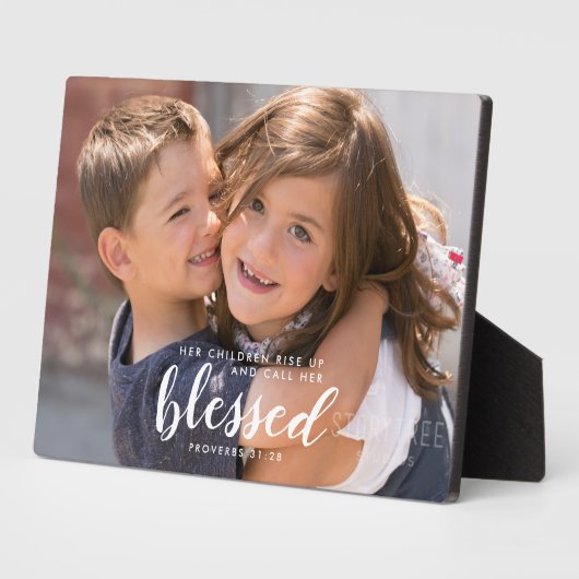 Moederdag Scripture Proverbs 31 Photo Plaque Fotoplaat (Zijkant)