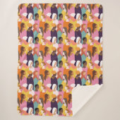 Moederdag Sherpa Blanket Deken (Voorkant)