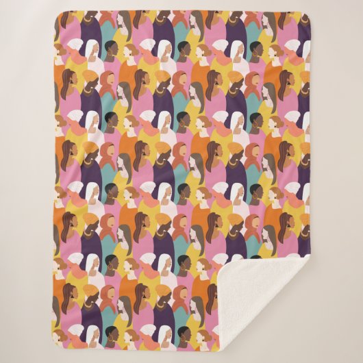 Moederdag Sherpa Blanket Sherpa Deken (Voorkant)