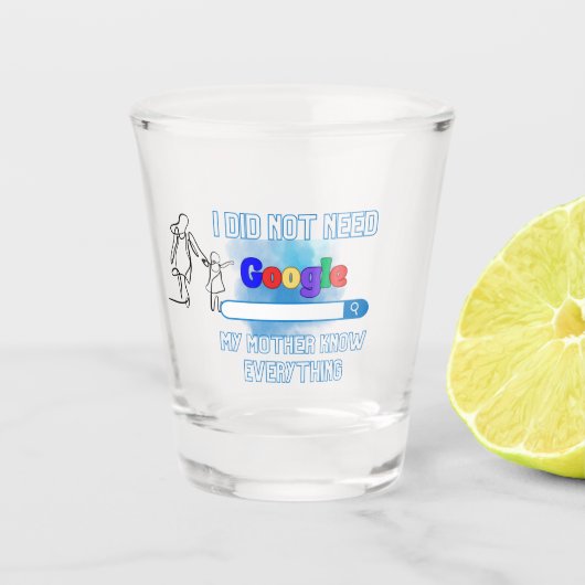 Moederdag Shot Glas (Voorkant)