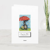 Moederdag Siamese door BiHrLe Kaart (Achterkant)