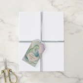 Moederdag Silhouet Moeder Kind Omhelzing Cadeaulabel (Met Touw)