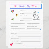 Moederdag Son-interviewafdruk (Voorkant / Achterkant)