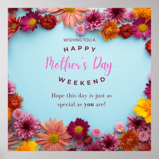 MOEDERDAG SPECIALE GROETEN ONLINE + POSTER (Voorkant)