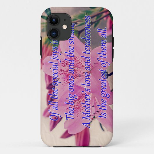 Moederdag-speciale vreugde Case-Mate iPhone case (Achterkant)