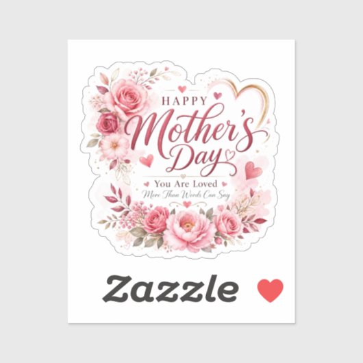 Moederdag Sticker (Vel)