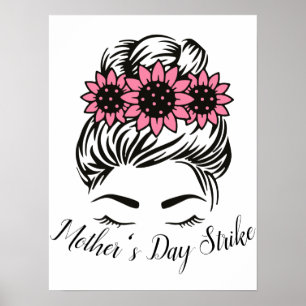 Moederdag Strike Roe tegen Wade Womens Rights T-Sh Poster
