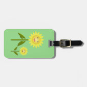 Moederdag Sunflower Custom Bagagelabel (Voorkant horizontaal)